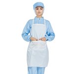 Custom Logo Apron Manufacturer - OEM/ODM H-1131-AP Waterproof Breathable Taffeta PE Kitchen