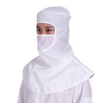 ESD Working Cap Manufacturer - OEM/ODM KL-3016TQ Antistatic Cleanroom Shawl Hood with Mask