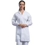 Men's Robe Factory - OEM/ODM Custom H-1120 Long Sleeve White Doctor Safety
