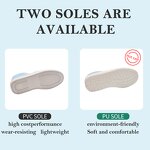 Striped Canvas Shoes Factory - OEM/ODM H-3506/7 Anti-Static PU Sole Comfortable Lightweight