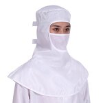 ESD Working Cap Manufacturer - OEM/ODM KL-3016TQ Antistatic Cleanroom Shawl Hood with Mask
