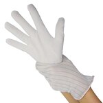 Sewing ESD Gloves Manufacturer - OEM/ODM H-6007 9 INCH Anti Static Stripe Lint Free Polyester
