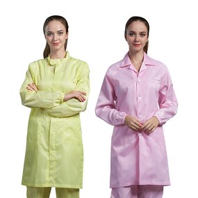 ESD Smock Manufacturer - OEM/ODM H-1104 1125 100D Stripe Waterproof Dustproof Cleanroom