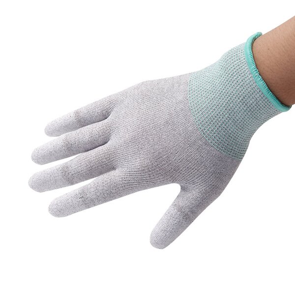 ESD Carbon Fiber Gloves Factory - OEM/ODM Anti Static Slip Resistant Breathable Customizable