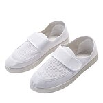 Anti-Static Shoes Manufacturer - OEM/ODM H-3505 Canvas Mesh Velcro for Clean Room Electronics