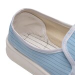 Striped Canvas Shoes Factory - OEM/ODM H-3506/7 Anti-Static PU Sole Comfortable Lightweight