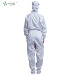 ESD Jumpsuit Manufacturer - OEM/ODM H-1123 75D Stripe Autoclavable Cleanroom Garment