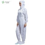 ESD Jumpsuit Manufacturer - OEM/ODM H-1123 75D Stripe Autoclavable Cleanroom Garment