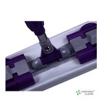 Extensible Microfiber Mop Factory - OEM/ODM H-003 Wet Dry Esd Safe for Cleanroom Use