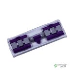 Extensible Microfiber Mop Factory - OEM/ODM H-003 Wet Dry Esd Safe for Cleanroom Use