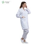 Nurse Smock Factory - OEM/ODM H-1120 Hospital Staff Thin White Uniform Gown Doctor