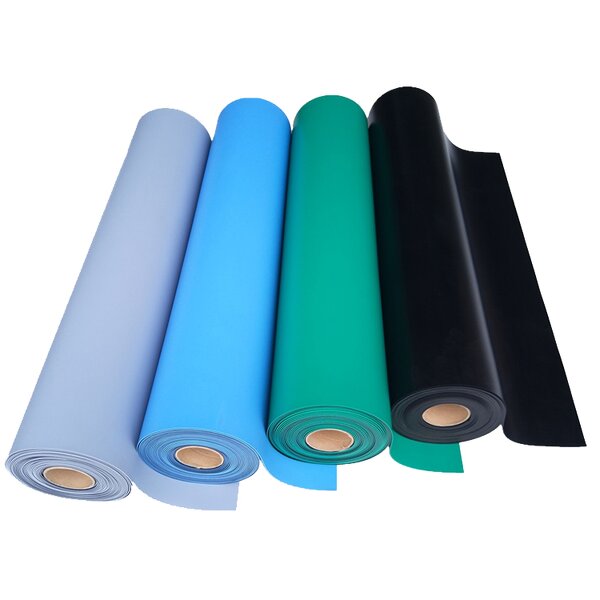 Cleanroom Antistatic Mat Manufacturer - OEM/ODM 0.8m Width 2mm Thickness Rubber ESD Table