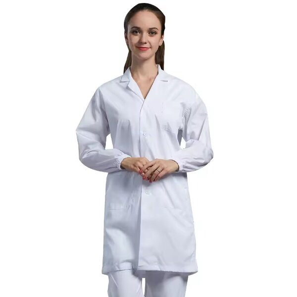 Medical Lab Coat Factory - OEM/ODM H-1120 Custom Men Long Sleeve Wholesale Hospital