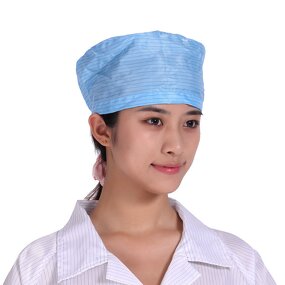 ESD Round Cap Factory - OEM/ODM KL-3002 Anti Static Blue White for Electro Factory