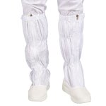100D Grid Boots Factory - OEM/ODM H-3516 Reusable Unisex GMP Dustproof Antistatic Safety