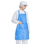 PE Waterproof Apron Factory - OEM/ODM H-1131-AP Sleeveless Workwear Machine Washable for Food