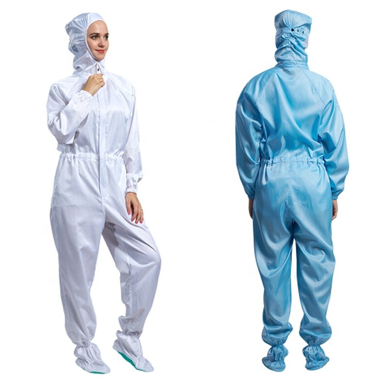 ESD Coverall Factory - OEM/ODM Autoclavable One Piece Anti-Static Hooded