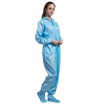 Anti-Static Jumpsuit Manufacturer - OEM/ODM H-1123 75D Stripe Autoclavable ESD Safety