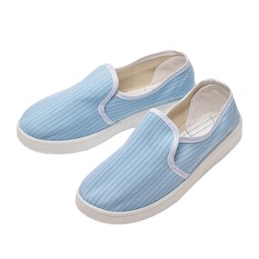Striped Canvas Shoes Factory - OEM/ODM H-3506/7 Anti-Static PU Sole Comfortable Lightweight