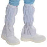 Steel Toe Cleanroom Boot Factory - OEM/ODM H-3530Thx Reusable Non-Slip ESD Leather Antistatic