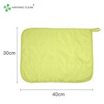 Cleanroom Wipes Factory - OEM/ODM H-4008 High Absorption Reusable Washable 2-Layer Microfiber