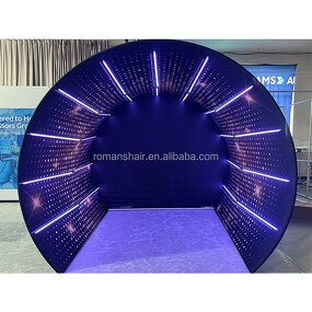 Voice Control Lights Supplier - 2024 Backdrop Show 360 Booth Enclosure