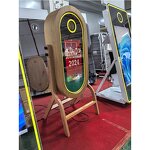 Photobooth Camera Supplier - New 40-Inch Touch Screen Wooden DSLR Oval