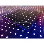 LED Dance Floor Supplier - Wedding Lighted Tempered Glass Magnetic
