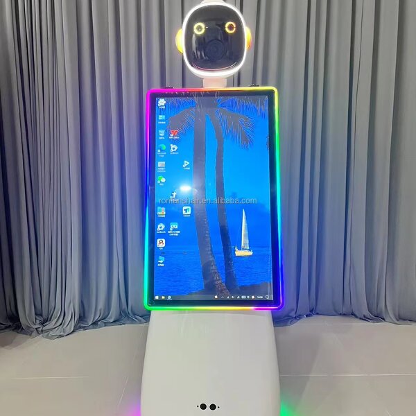 Robot Photo Booth Manufacturer - 2025 Robot Roamer 32inch Mobile with DSLR