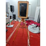 Photo Booth Supplier - Double-sided Retro Wooden with Printer Stand