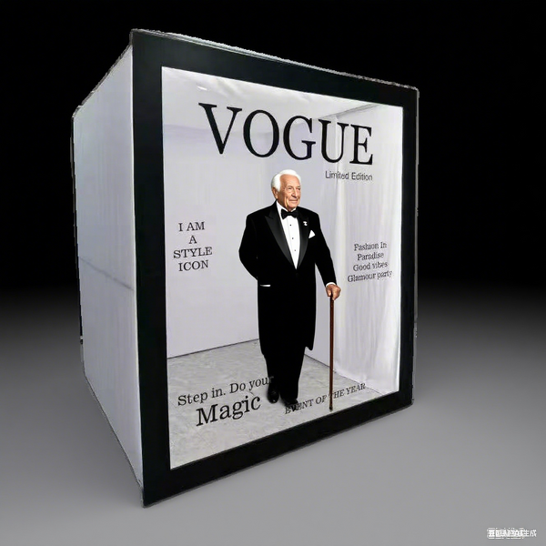 Magazine Photo Booth Factory - Custom PVC Vogue Box for Wedding Decoration