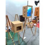 Photo Booth Supplier - Double-Sided Retro Wooden with Touch Screen