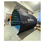 Voice Control Lights Supplier - 2024 Backdrop Show 360 Booth Enclosure