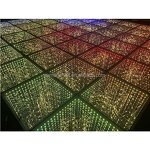 LED Dance Floor Supplier - Wedding Lighted Tempered Glass Magnetic