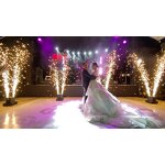 Spark Machine Factory - New 1300W DMX Double Head Rotating for Wedding