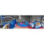 Water Slide Supplier - Splash Discount Half Pipe Large Pool Dry Slide
