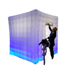 Inflatable Photo Booth Tent Supplier - LED with Cube Compatible Cameras