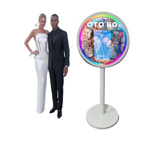 Mirror Photo Booth Supplier - Hot Style Round High Quality Selfie Party