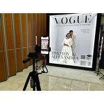 Magazine Photo Booth Manufacturer - Custom Vogue Detachable Box for Party