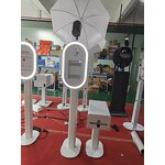 Photo Booth Kiosk Factory - New Fashion Retro Metal Texture Oval Shell
