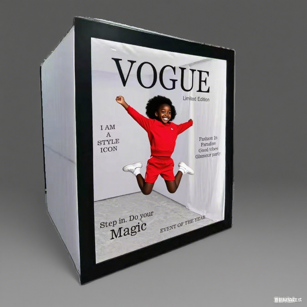 Photo Booth Supplier - LED Light Magazine Box for Birthday Parties