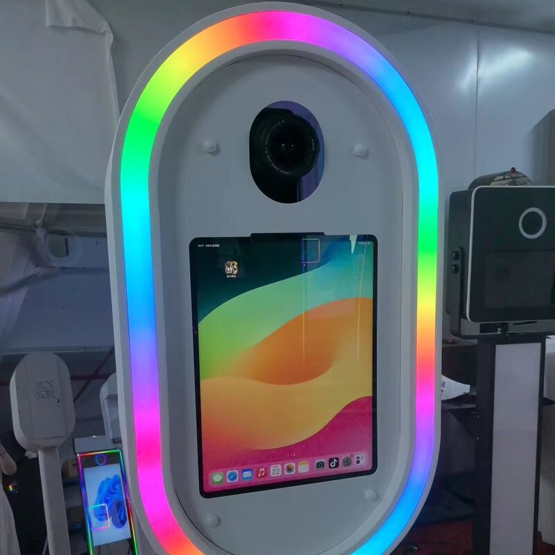 iPad Photo Booth Manufacturer - 2025 Popular Stand with Printer Camera