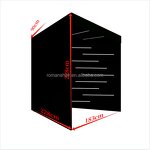 Photo Booth Enclosure Supplier - Backdrop Trade Show 360 with Led Lights