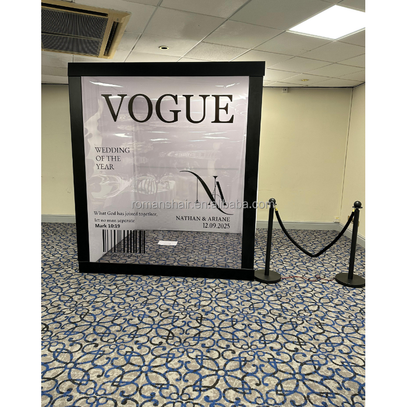 Magazine Photo Booth Supplier - Hot Sale Box with LED Light Doors