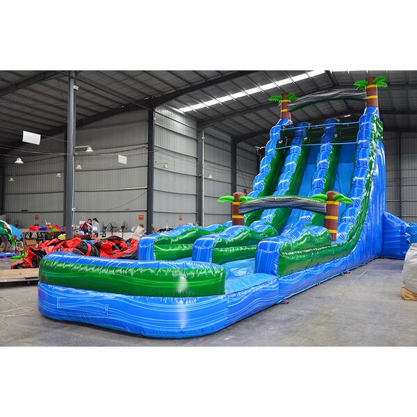 Water Slide Supplier - Splash Discount Half Pipe Large Pool Dry Slide