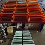 LED Dance Floor Manufacturer - Square Starlight Tempered Glass for Wedding