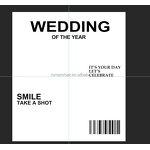 Magazine Photo Booth Factory - Custom PVC Vogue Box for Wedding Decoration