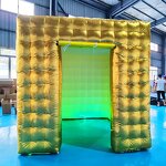Inflatable photo booth enclosure