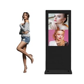 Advertising Screen Manufacturer - 43 Inch Outdoor Floor Stand Digital Signage