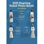 Robot Photo Booth Manufacturer - AI Software 32Inch Touch Screen with DSLR